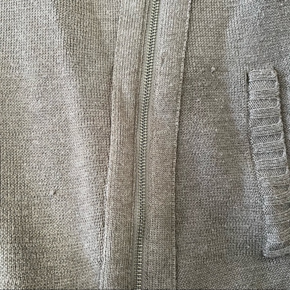 Athleta Chill Factor Asymmetrical Long Cardigan Sweater Sz Medium - Picture 10 of 12